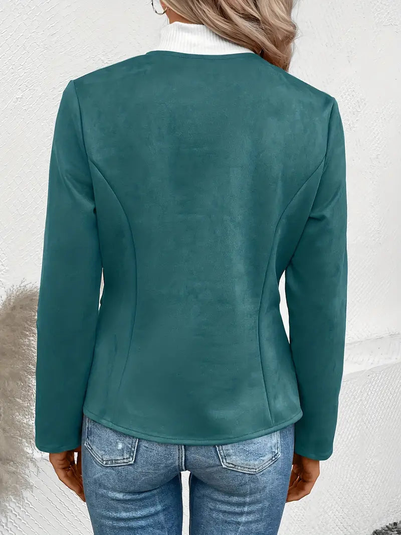 Alina | Dame Casual Zip-up Blazerjakke