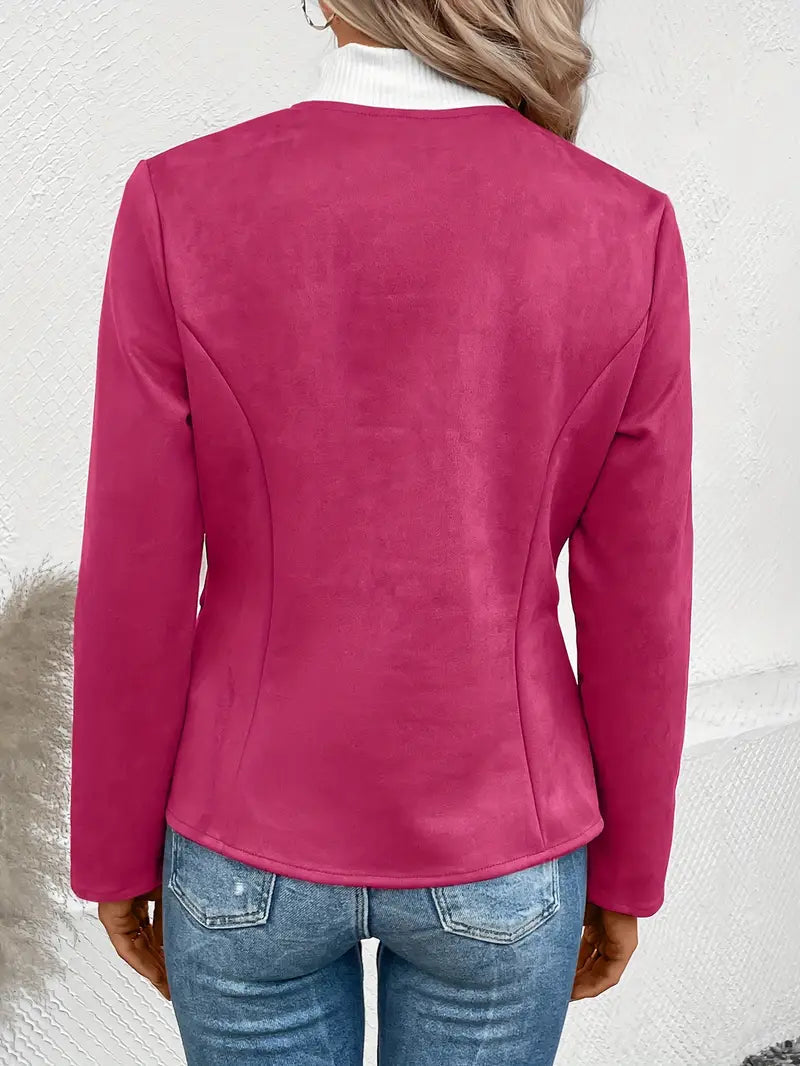 Alina | Dame Casual Zip-up Blazerjakke