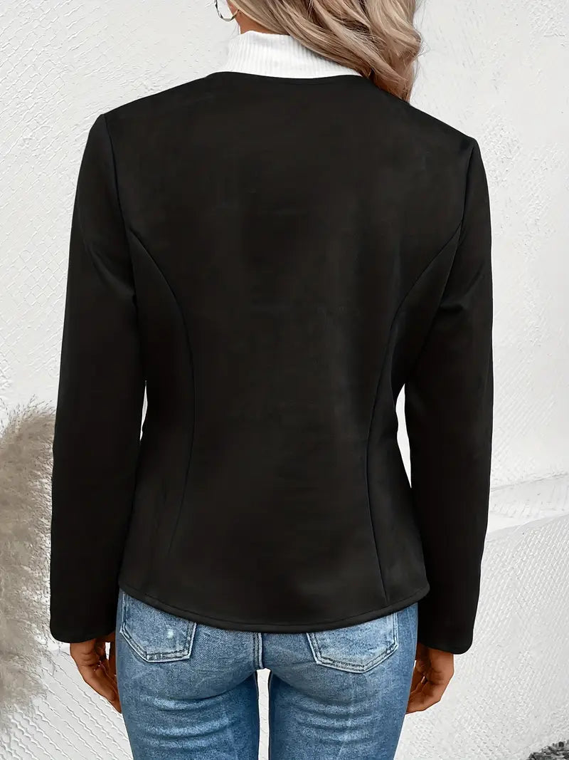 Alina | Dame Casual Zip-up Blazerjakke