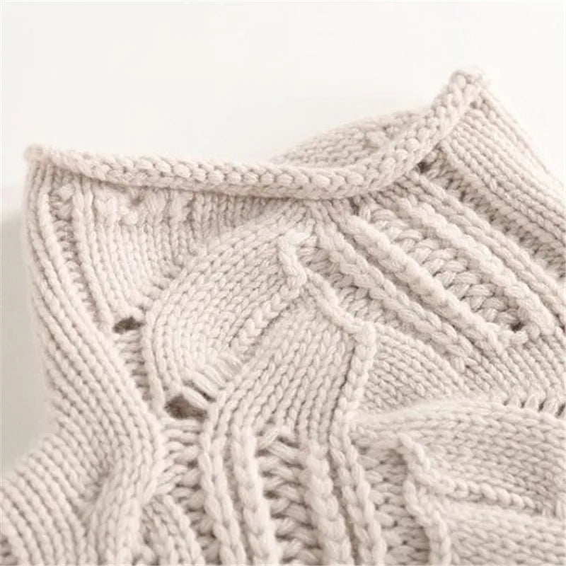 Barbara | Kvinders Vinter Strikket Rullekrave Sweater