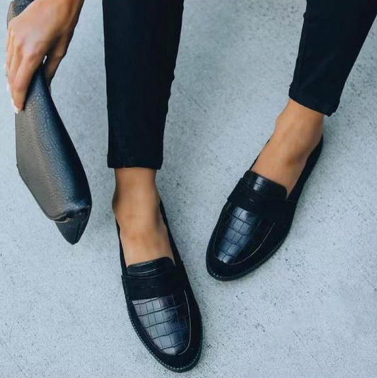 Jeppe | Loafers med Krokodillestruktur til Dame­mode