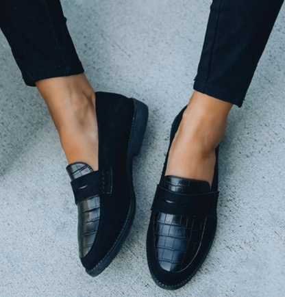 Jeppe | Loafers med Krokodillestruktur til Dame­mode