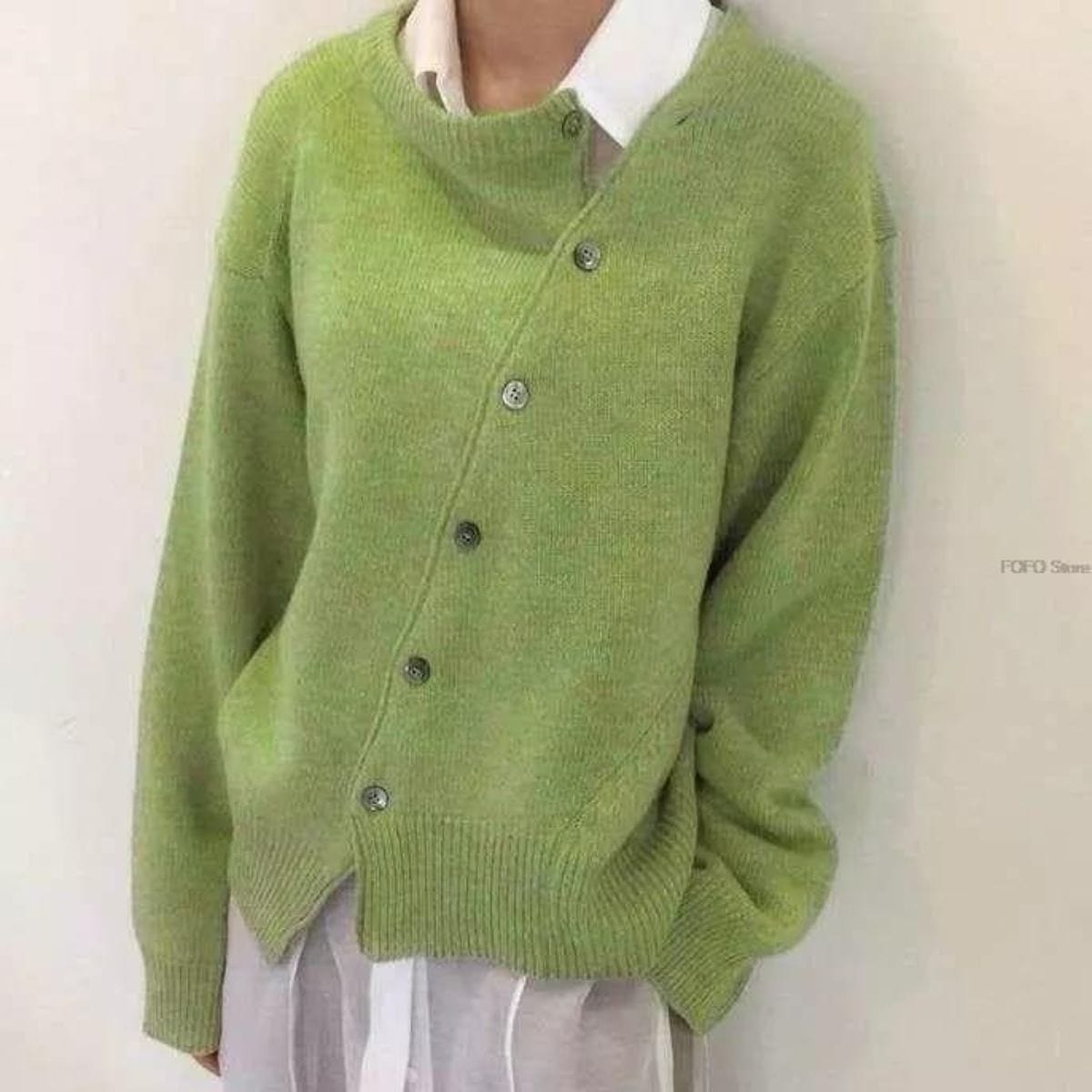 Andrea | Kvinders Vinter Knappelukket Cardigan
