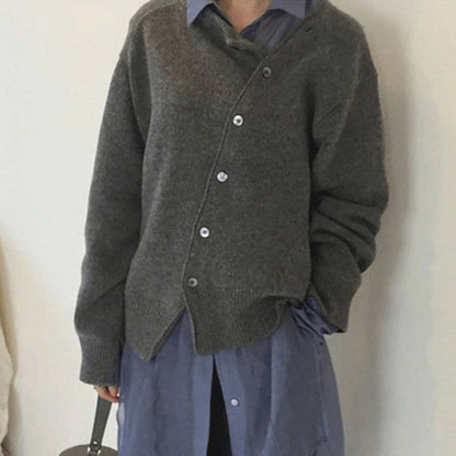 Andrea | Kvinders Vinter Knappelukket Cardigan
