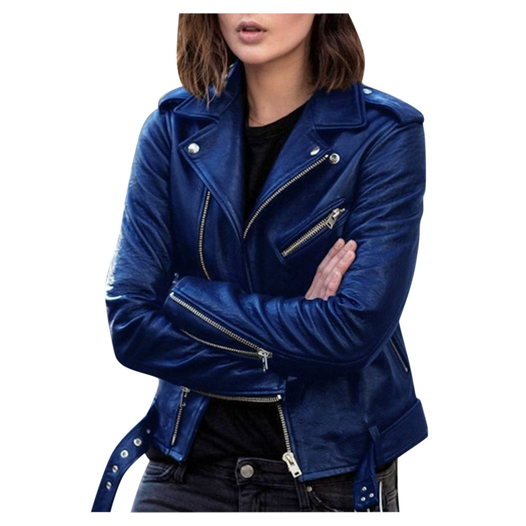 Astrid | Kvinders Biker Læderjakke