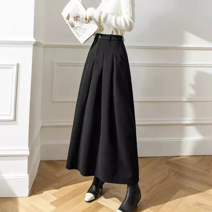 Alberte | Damens Elegant Vinter A-Line Nederdel