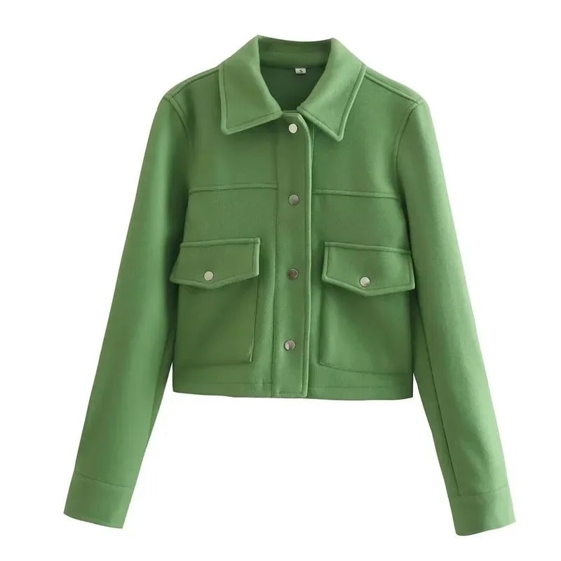 Bolette | Kvinders Cropped Denimjakke