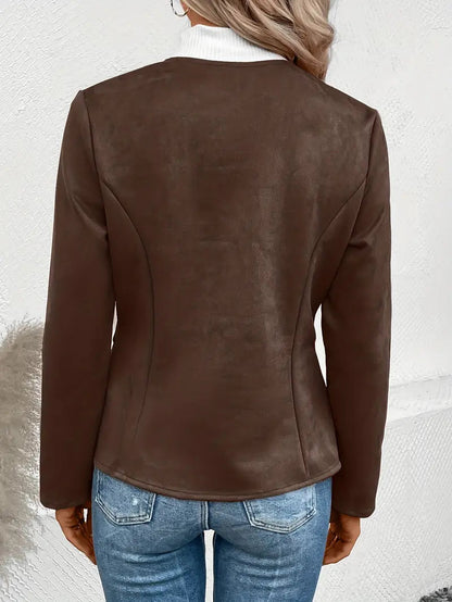 Alina | Dame Casual Zip-up Blazerjakke