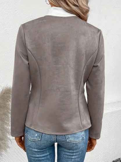 Alina | Dame Casual Zip-up Blazerjakke