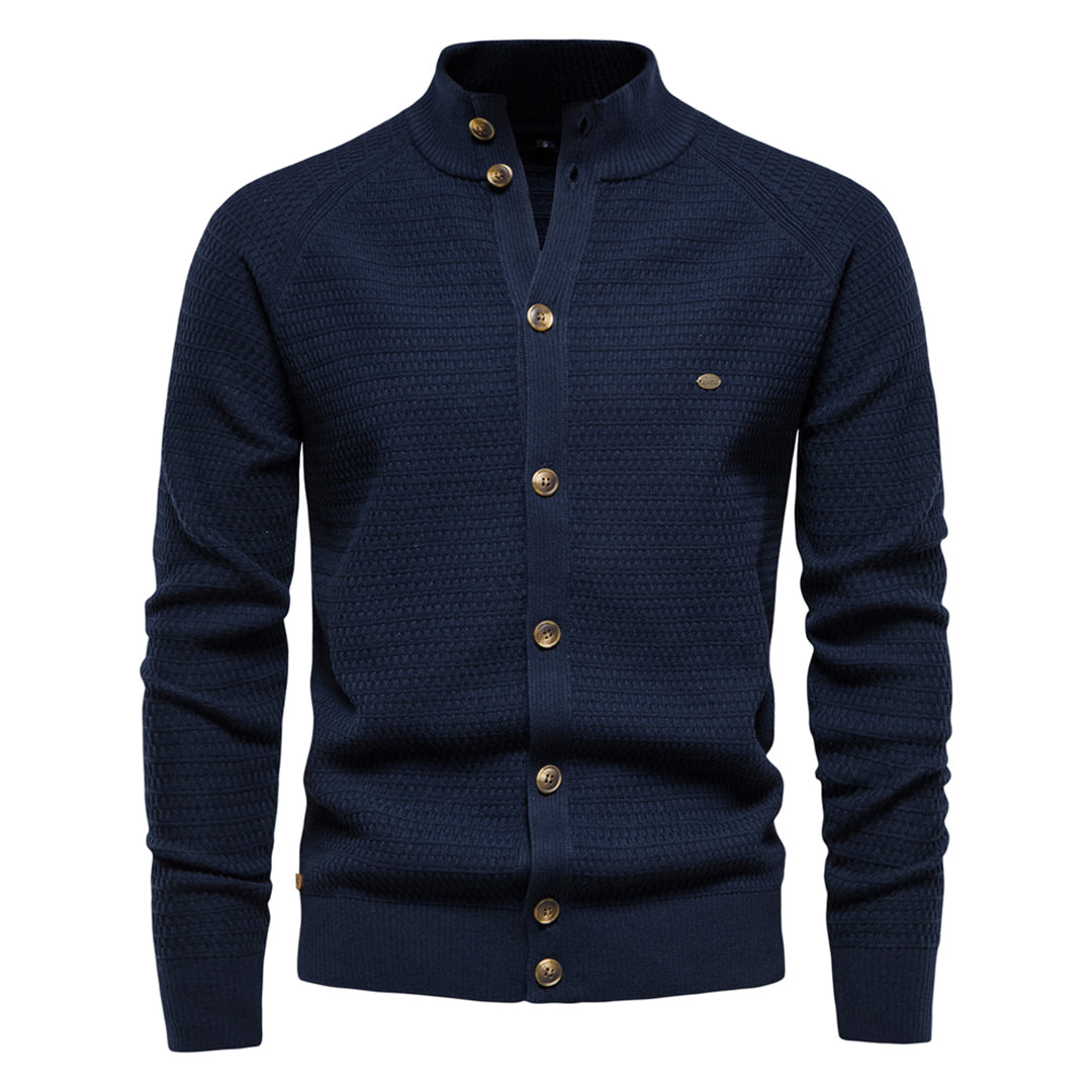 Andreas | Mænds Strikket Cardigan med Knapper