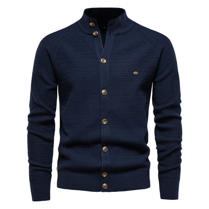Andreas | Mænds Strikket Cardigan med Knapper