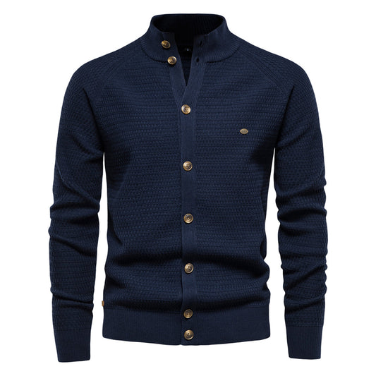 Andreas | Mænds Strikket Cardigan med Knapper