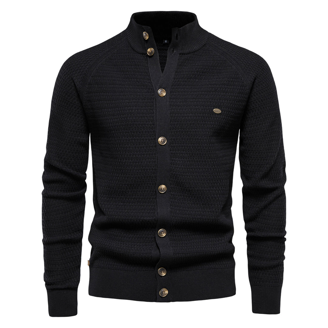 Andreas | Mænds Strikket Cardigan med Knapper