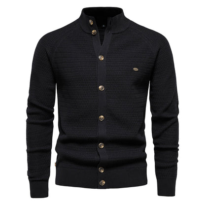 Andreas | Mænds Strikket Cardigan med Knapper