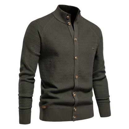 Andreas | Mænds Strikket Cardigan med Knapper