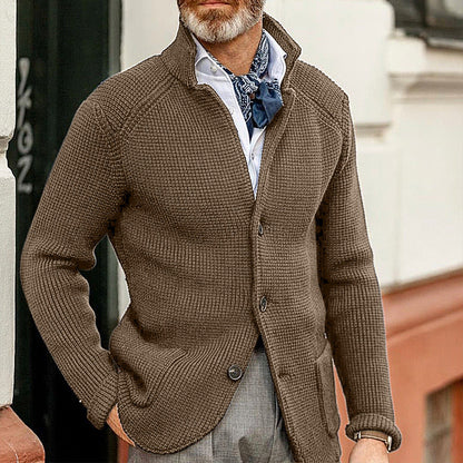 Alexander | Mænds Strikket Cardigan med Knapper