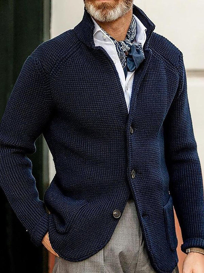 Alexander | Mænds Strikket Cardigan med Knapper
