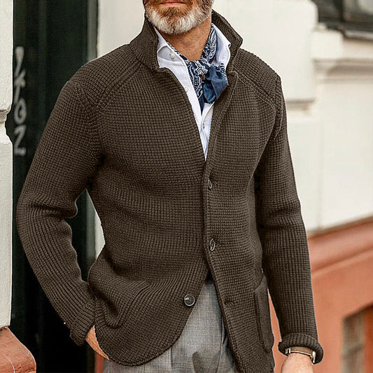 Alexander | Mænds Strikket Cardigan med Knapper