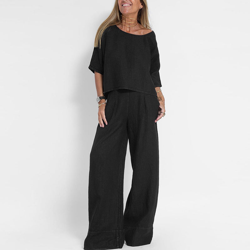 Pernille | Behageligt Løstsiddende Matchende Outfit til Damer