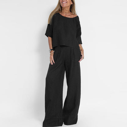 Pernille | Behageligt Løstsiddende Matchende Outfit til Damer