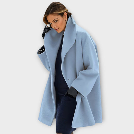 Olivia | Oversized Vinterfrakke med Bred Krave til Damer